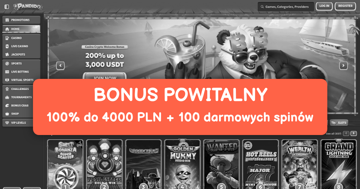 Pandido Casino - Najlepsze Sloty Online w Polsce